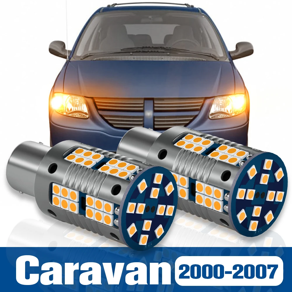 

2pcs LED Turn Signal Light Blub Lamp Accessories Canbus For Dodge Caravan 2000-2007 2001 2002 2003 2004 2005 2006