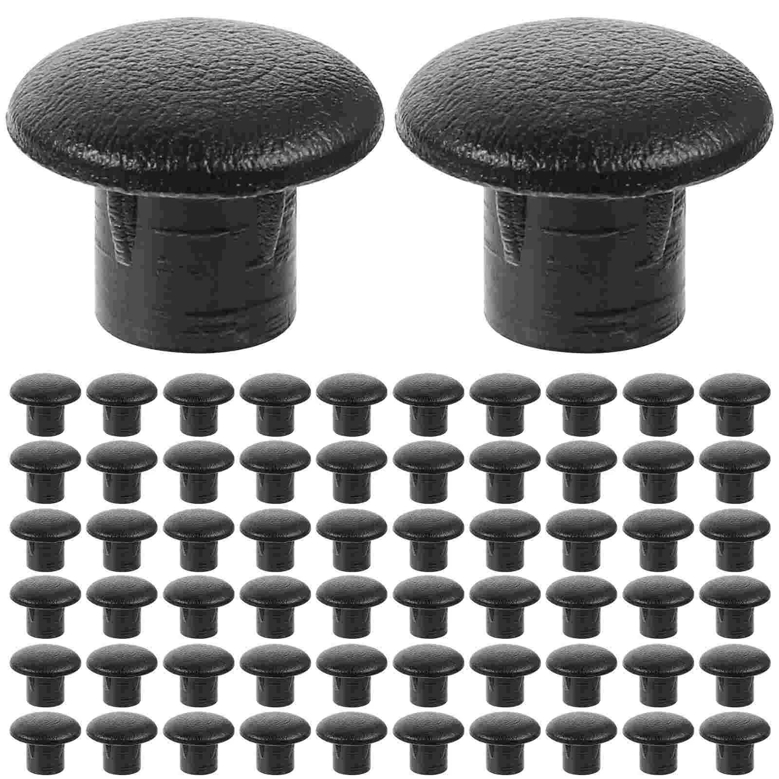 

500 Pcs Decorative Cover Furniture Plastic Hole Plugs Workbench Snap in Pp Screw