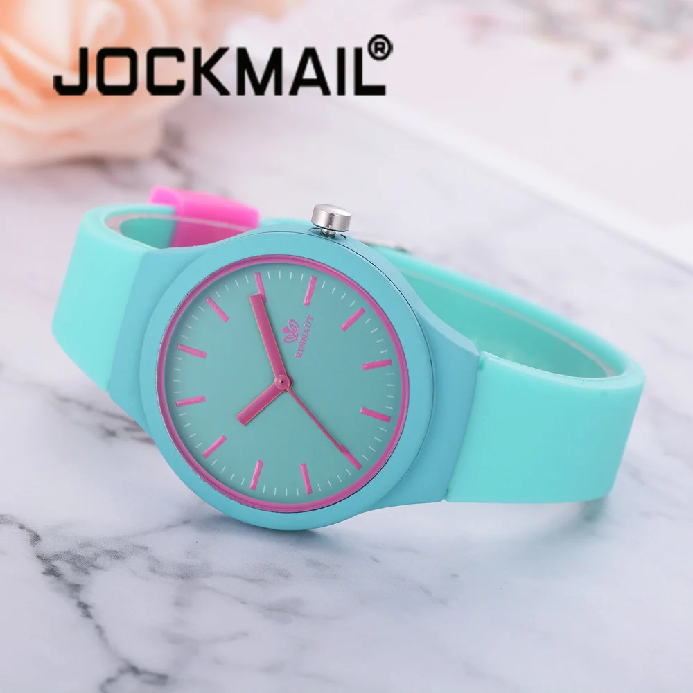 

Fashion Men Watch Women Cream Color Ultra-thin Fashion Gift Silicone Strap Leisure Watch Geneva Wristwatch Women's Jelly Watches