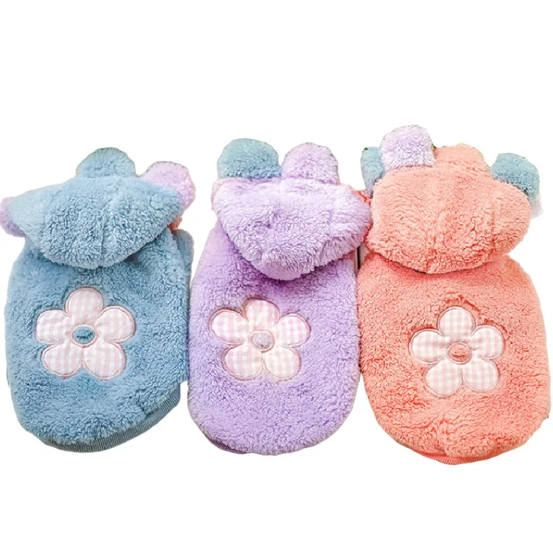 

Толстовка с капюшоном для милой собаки, зимний костюм для маленьких собак, одежда для кошек, Йорков, Померанской одежды, пуделей, Бишон, мальтский питомец, куртка