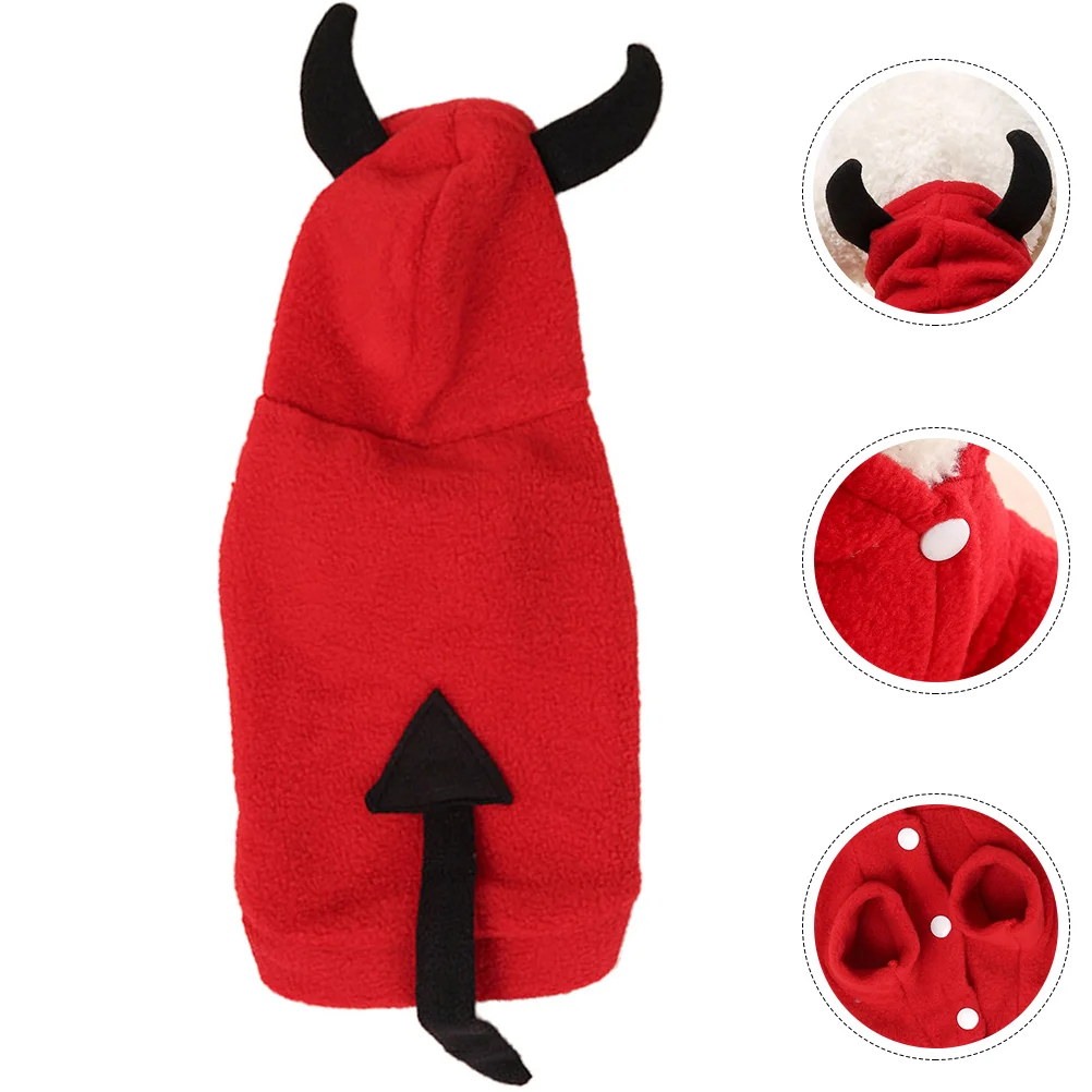 

Pet Transformation Costume Dog Clothes Winter Halloween Puppy Coat Cosplay