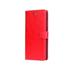 Étui à rabat en cuir premium - Coque de téléphone élégante et rétro pour affaires