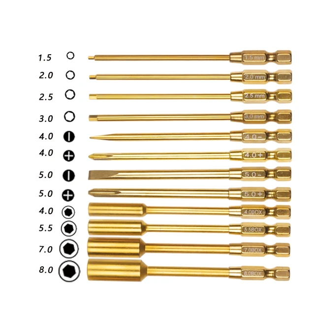 Chave de Fenda Hexagonal 4 em 1: A Ferramenta Essencial para Entusiastas de RC 6 Chave de Fenda Hexagonal 4 em 1 para Entusiastas de RC
