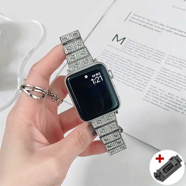 AppleWatch Case（Diamond Silver）44 45 時計 腕時計(アナログ
