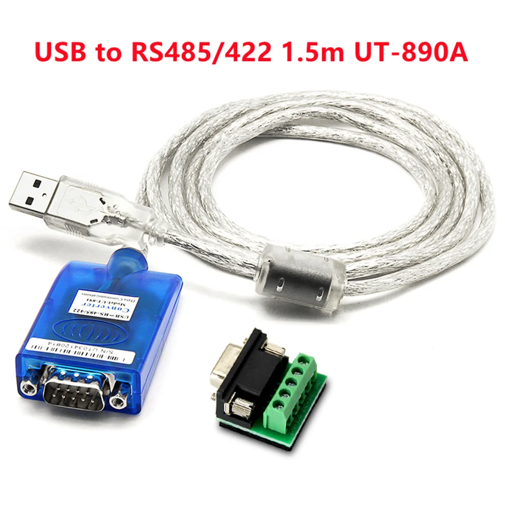 Cavo Seriale Da Usb A Rs485/422 Linee Dati Industriali Schermate Cavo Anti-Sovratensione Bidirezionale 1.5M Ftdi-Ft232 + Sp213 Utek Ut-890A