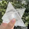 10CM Natural Clear Crystal Merkaba Pendulum Crystal Stones Merkaba Stars Energy Minerals Jewelry Healing Decoration 3