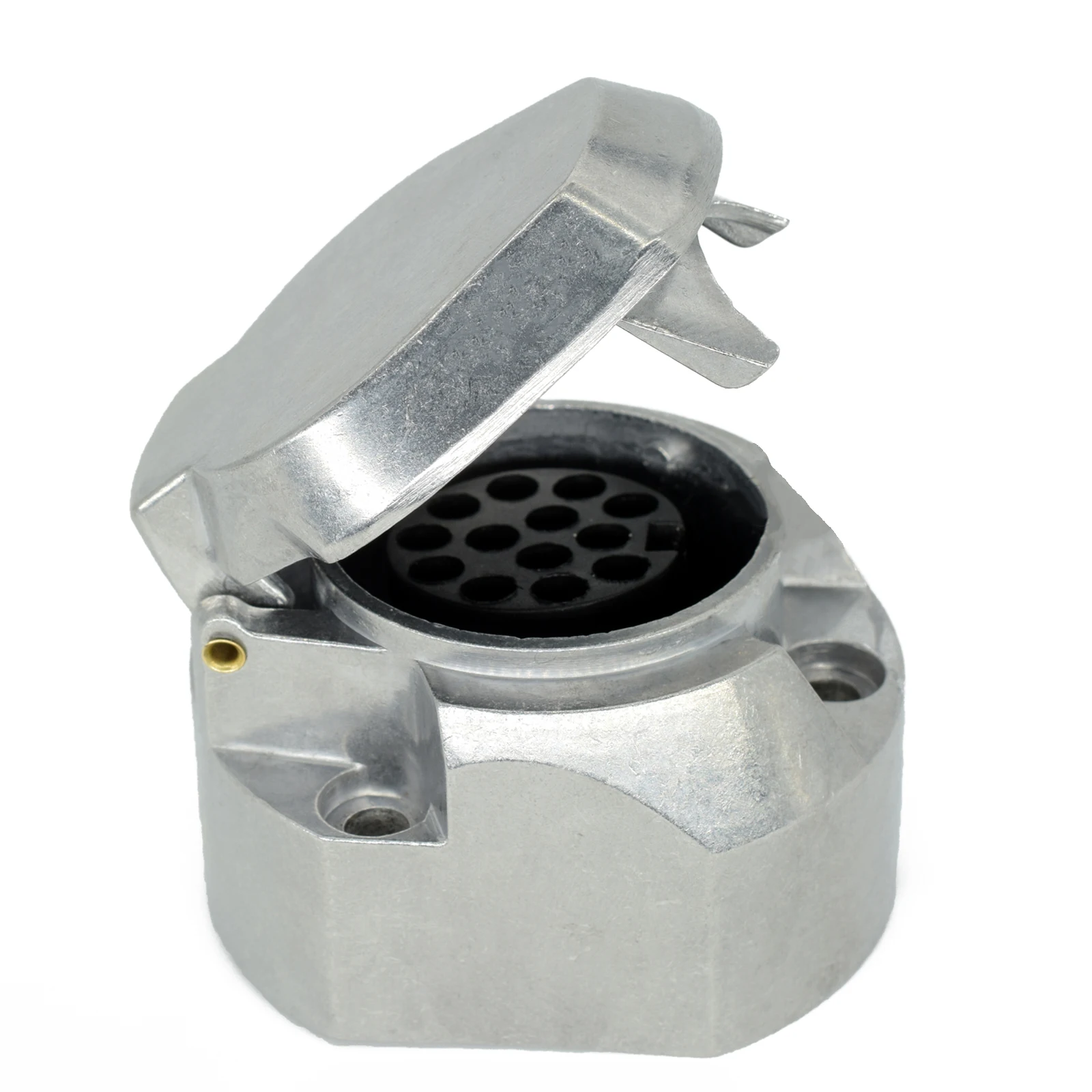 Durable Aluminum Euro RU Trailer Socket 13 Pin 12V Waterproof Metal Plug Electrical Connector Boat Truck RV Caravan Spare Parts trailer socket trailer plug socket trailer plug
