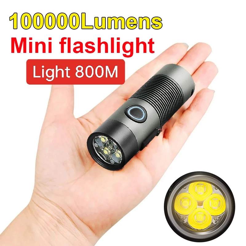 3000LMEDCMiniFlashlightHighPowerLEDFlashlightsRechargeable
