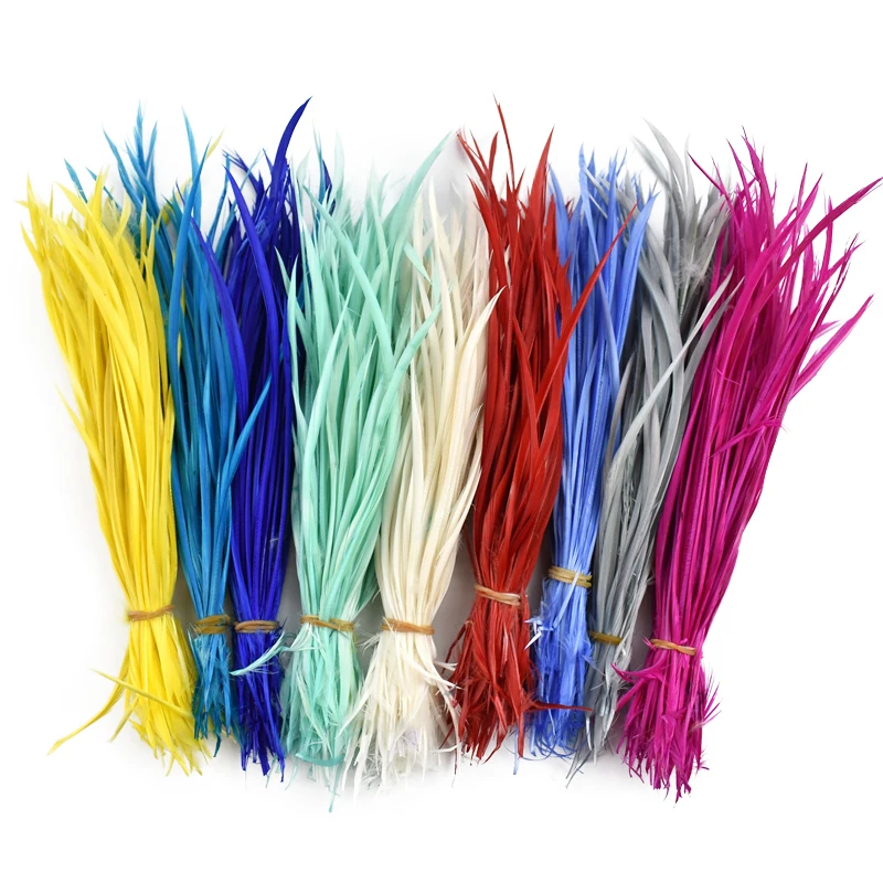 Colored Natural Goose Feathers for Hair Crafts Jewelry Making Fly Tying Materials Decoration Carnaval Dream Catcher,mixed color feathers,goose feathers,craft feathers,natural feathers