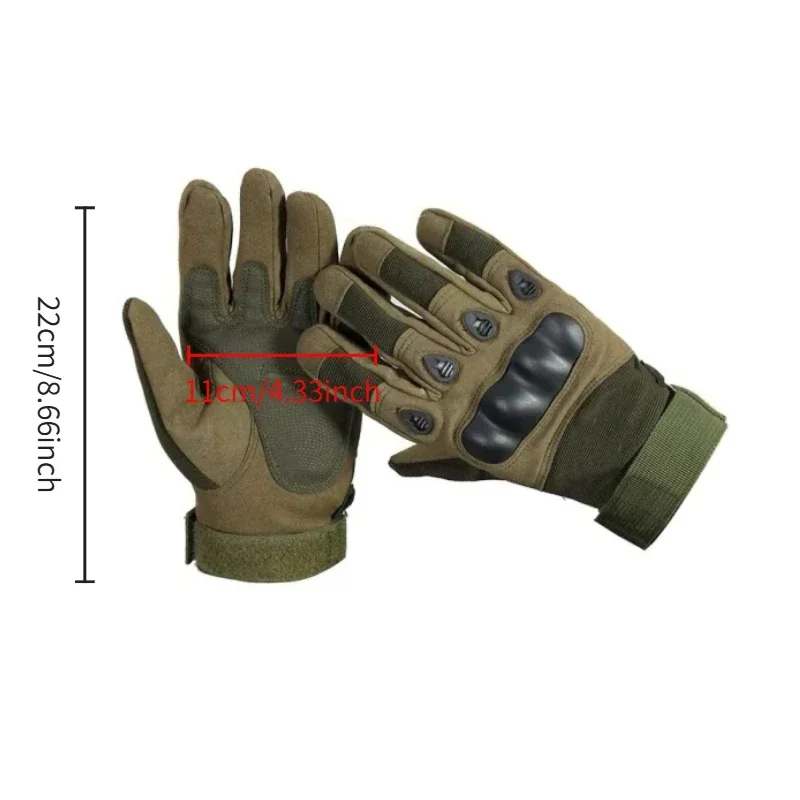 Tactical Military Gloves, Color Bullet Air Gun Shooting, Soldier Combat Anti Slip Bicycle All Finger Gloves, MEN'S Clothing GLOV tactical gloves