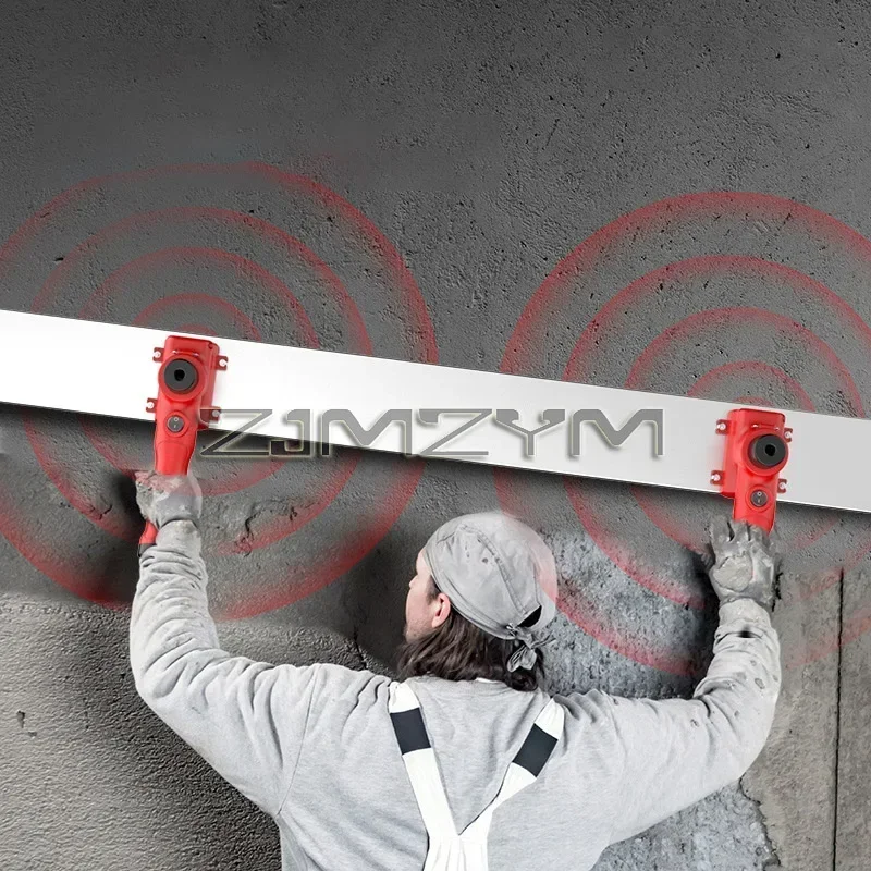 Electric Concrete Scraping Ruler wall Leveling Ruler Stainless Steel Leveling Machine High Capacity Lithium Vibrating