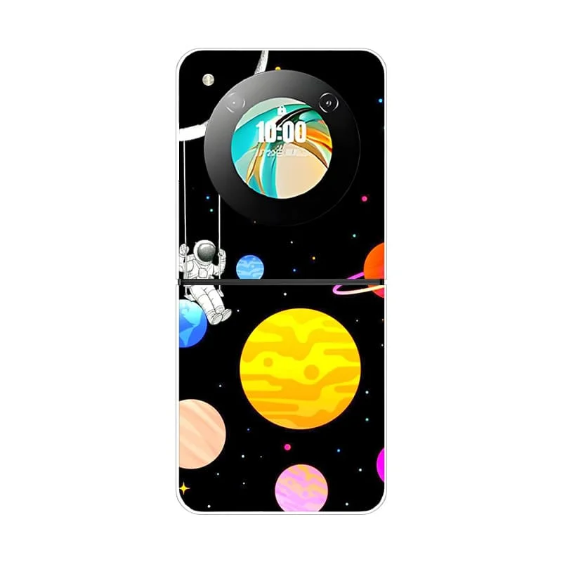 Soft Matte Silicone Back Cover with Fashion Painted Design
