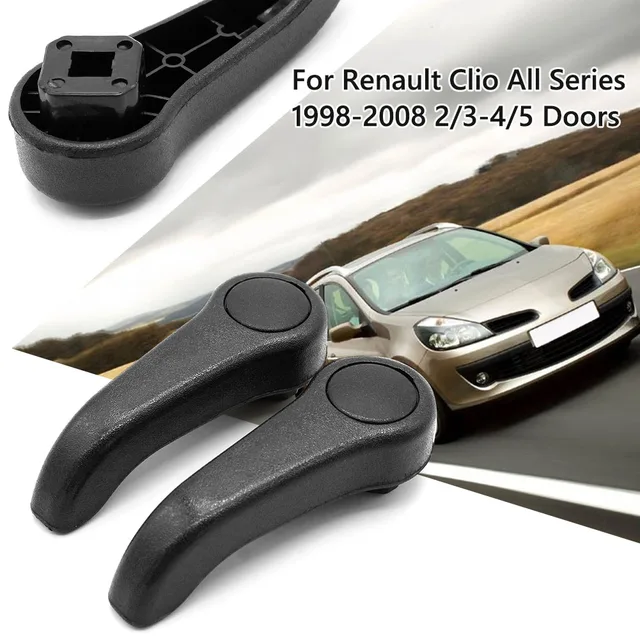 Manopole Regolazione Sedile Per Renault Clio 2 E Twingo 1 - Nero, Codice OE 7701209658 - Foto 12