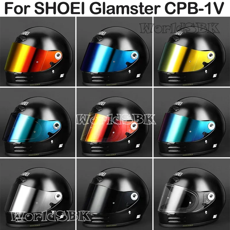 Shoei Glamster Cpb-1V Lente Per Casco Moto Retro Visiera Per Casco Integrale Anti-Uv Casco Shoei Accessori Moto