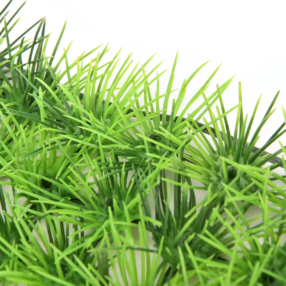 1Pcs 25cm x 25cm Hot Artificial Water Aquatic Green Grass Plant Lawn Aquarium Fish Tank Landscape