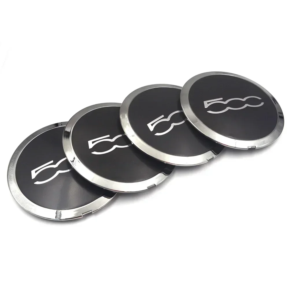 Silvery 133mm Wheel Hubcap Set with Dust Cover Replacement