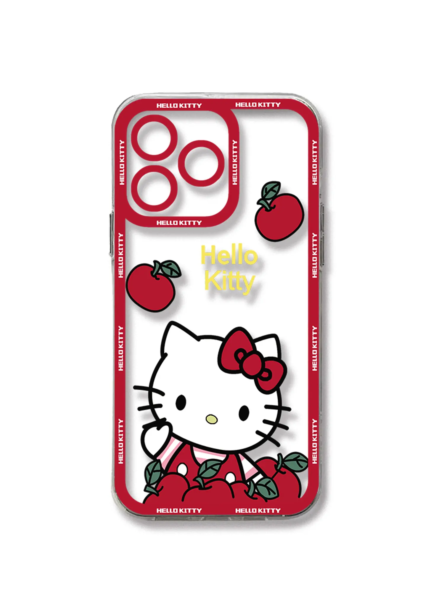 thumbnail image 1 of Catoon Hello Kitty Cute Red Phone Case For Redmi Note 12 11 10 9 Pro 7 8 9C 10C 12C 13C 4G 5G Soft Silicone Transparent Cover, 1 of 5