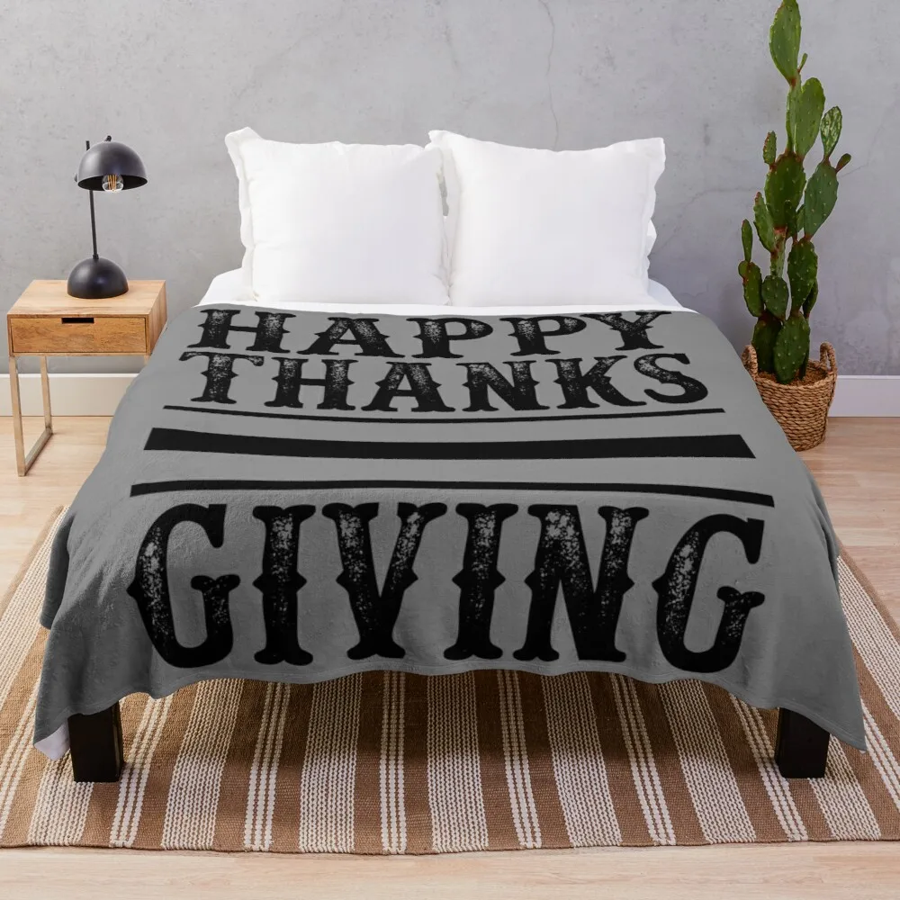

happy thanks giving 6 Throw Blanket Dorm Room Essentials