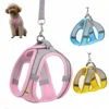 Dog Harness Leash Set Reflective Breathable for Small Dogs Adjustable Puppy Cat Harness Vest French Bulldog Chihuahua Pug