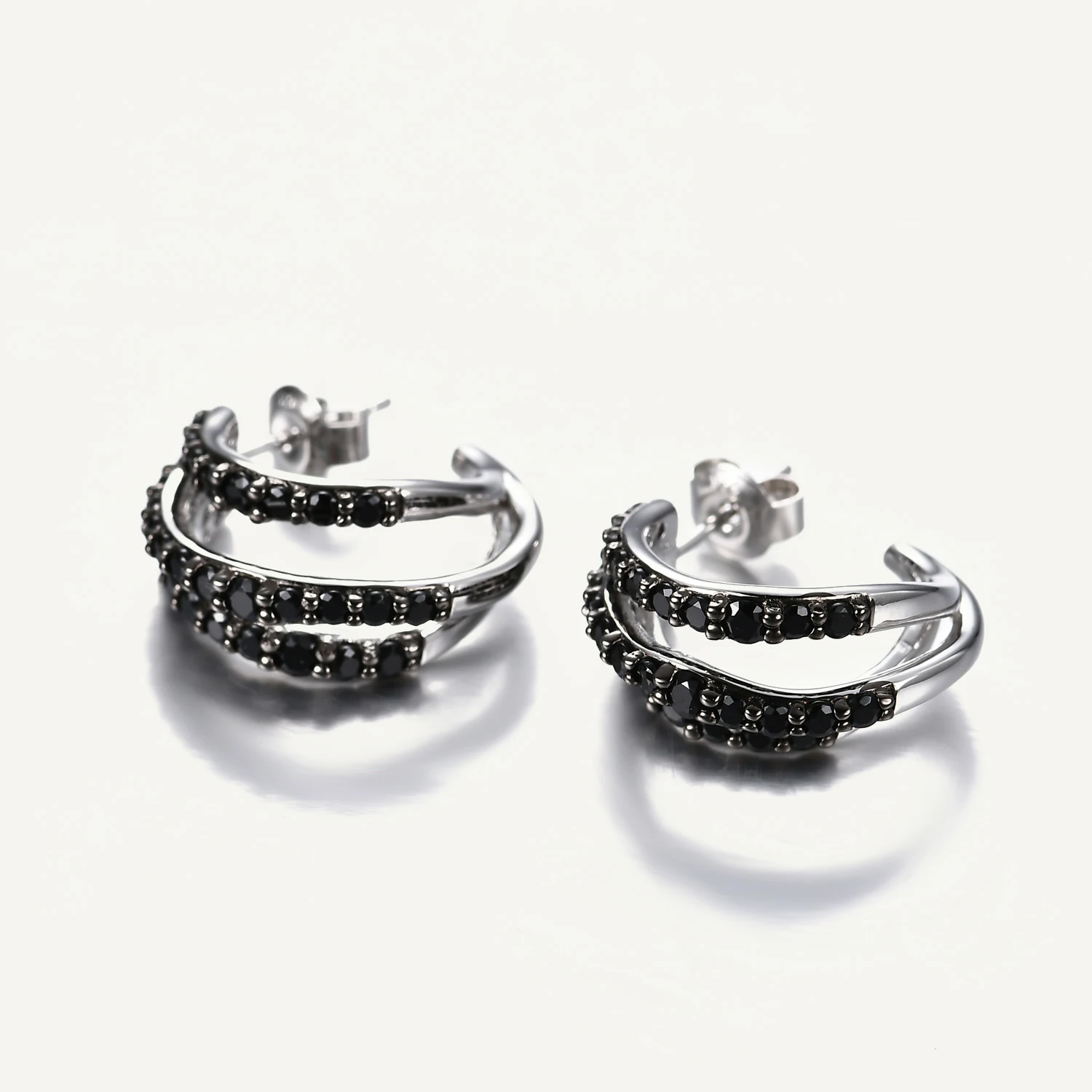 Gem's Ballet Design 925 Sterling Silver Brambles Earrings Design For