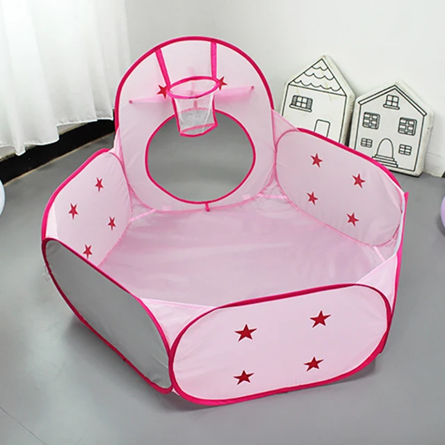 3 In 1 Children Play Tent House Baby Ball Pool Kids Ball Pit Tents With Crawl Tunnel Wigwam Tent For Children's Tunnel Pool 6