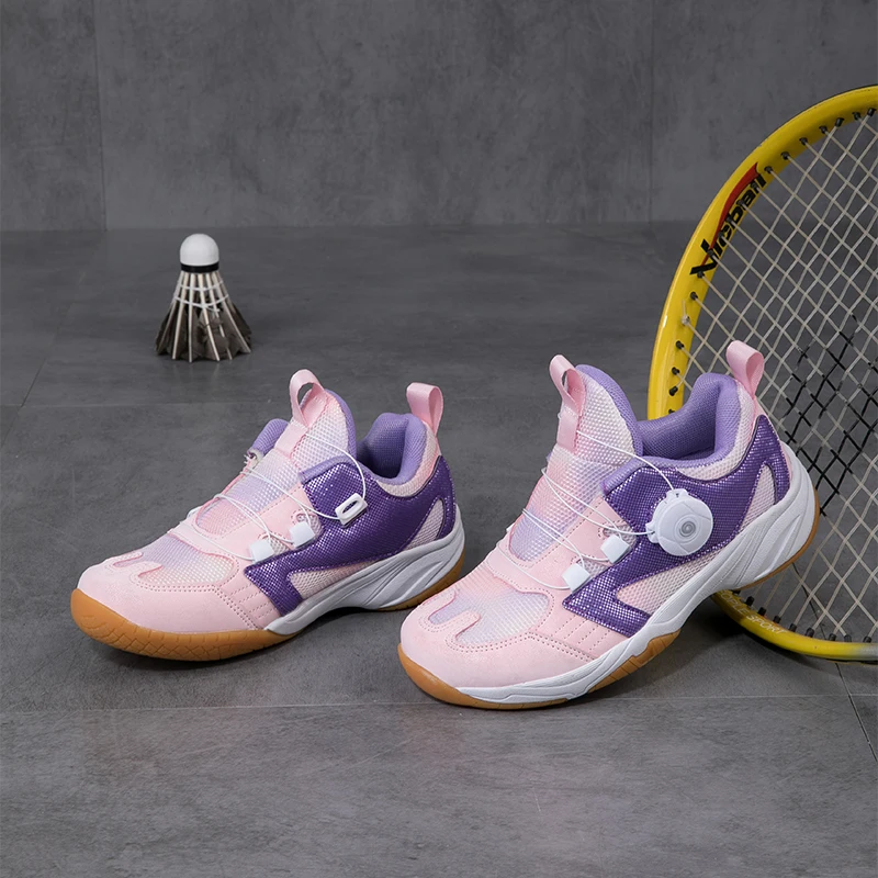 New Badminton Shoe for Boys Brand Designer Pink Children Girls Sneakers