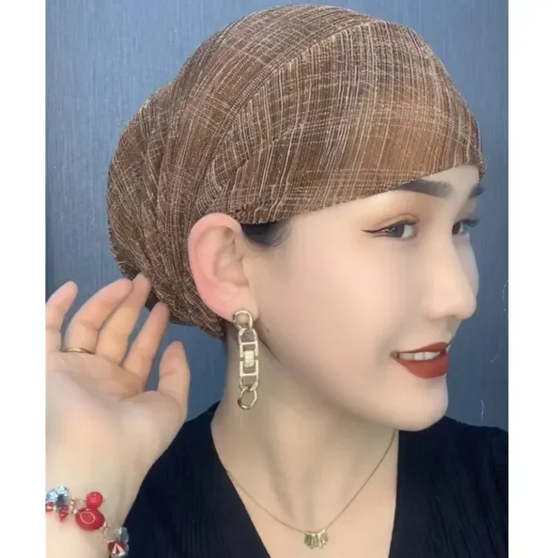 2023 Summer Women's Head Wraps Muslim Hat Islam Headscarf Bonnet Female Turban Caps Turbante Mujer Cancer Chemo Hat