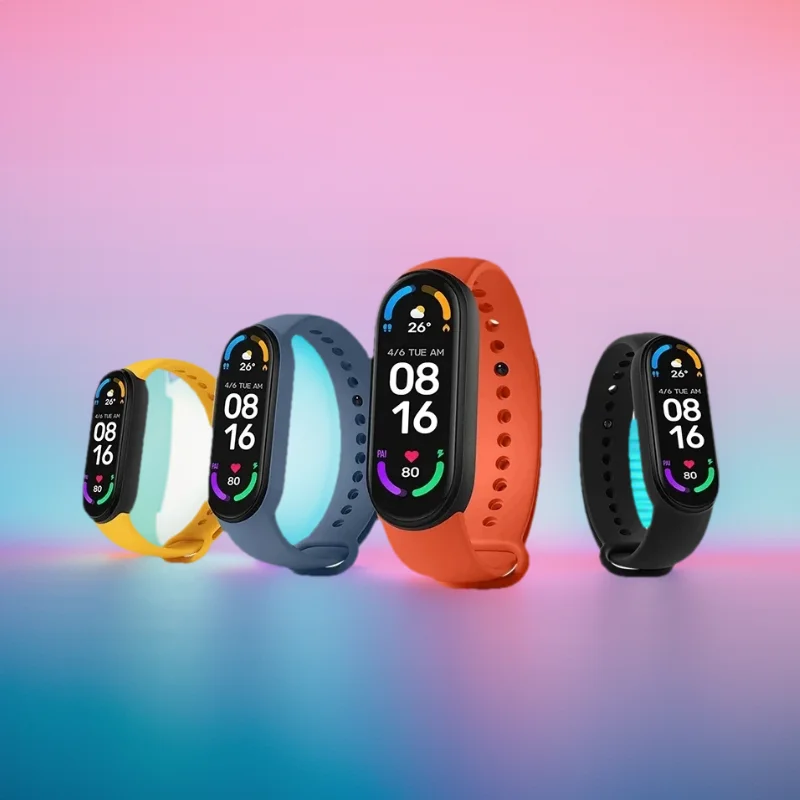 FOR Original Version Global Xiaomi Mi Band 6 GPS Running Counting Sports Tracking Bracelet Health Monitoring Smart Watch