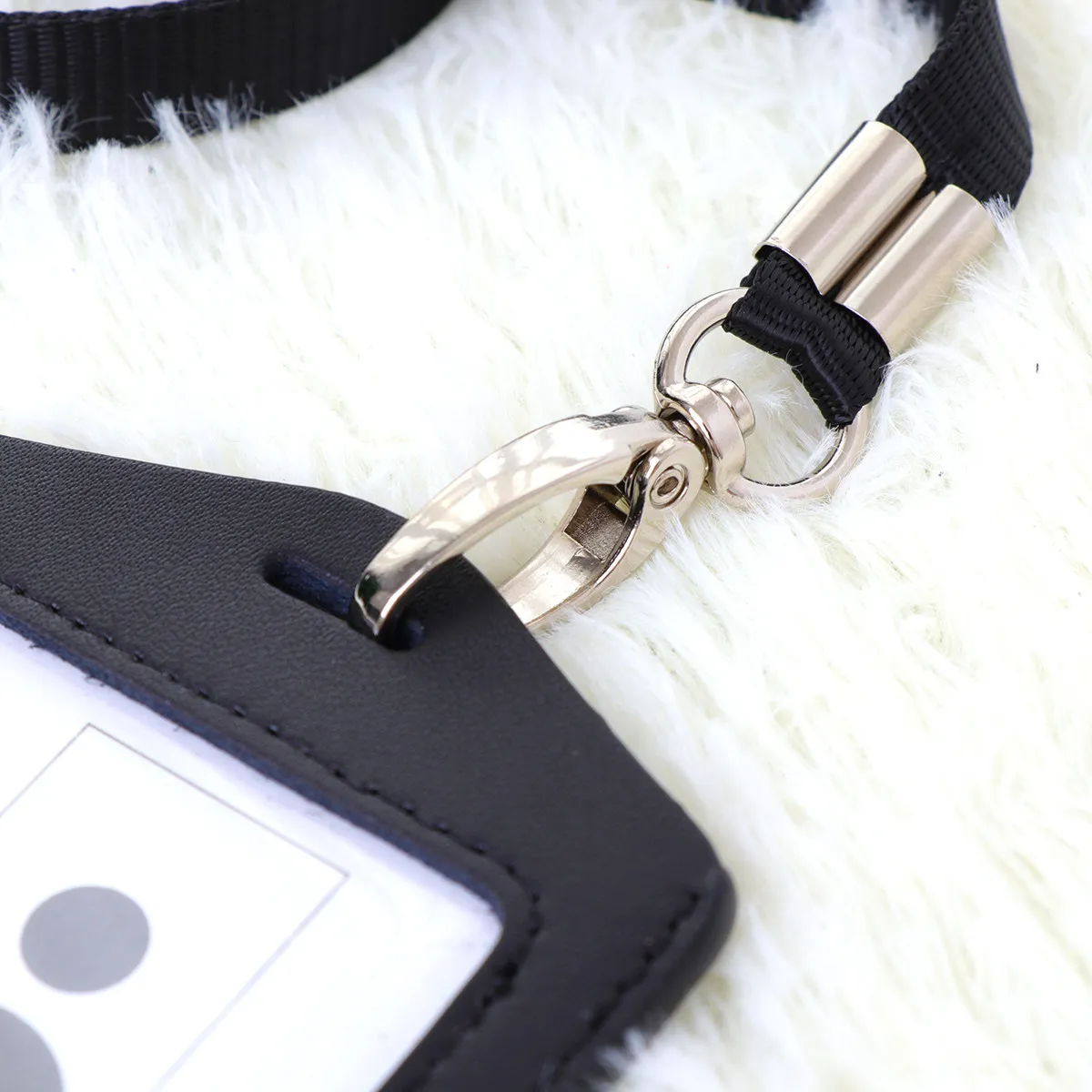 2Pcs 소프트 터치 ID 배지 홀더 방수 안전하게 이름표 ID 카드 여권 여행 사무실 학교 사용에 적합