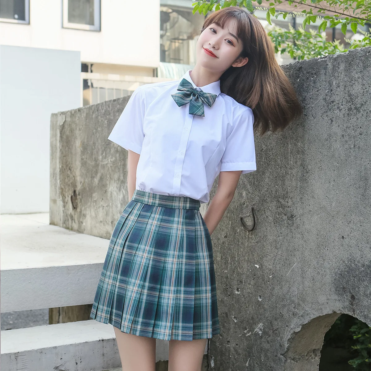 plaid skirt New Korean version of pleated skirt 2022 high waist summer women's skirt sexy plaid mini skirt dance skirt brown skirt