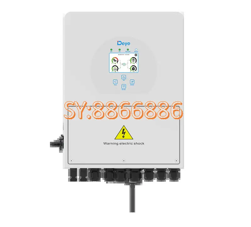Deye Inverter Ibrido Monofase 2 Mppt Inverter Solare Ibrido Sun-6K-Sg03Lp1-Eu 3.6Kw 5Kw 6Kw Inverter Con Inverter Solare Wifi