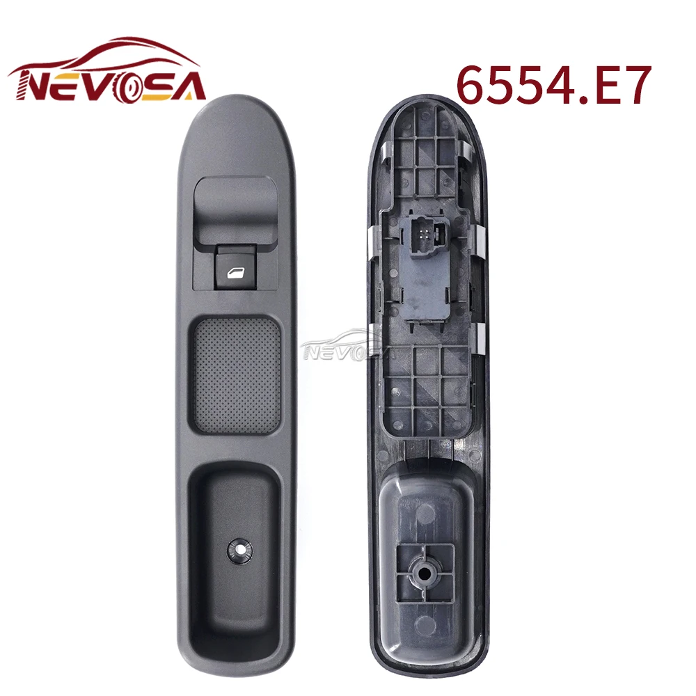 Electric Power Window Control Switch Glass Button For Peugeot 307 SW 3H 3A/C CC Peugeot 407 6C 6D SW Peugeot 406 8B 6554.KT