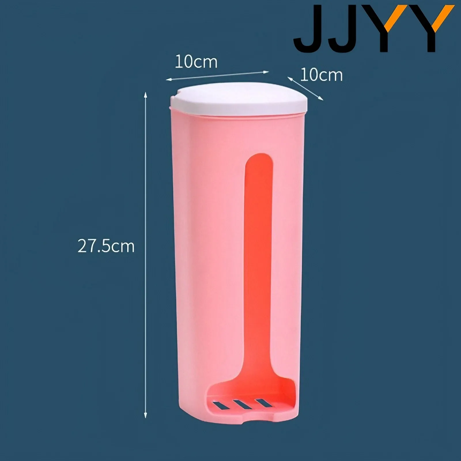 JJYY Punch-free Kitchen Flip Garbage Bag Storage Box Plastic Bag Finishing Storage Box Bag Detachable Wall-mounted Storage 5