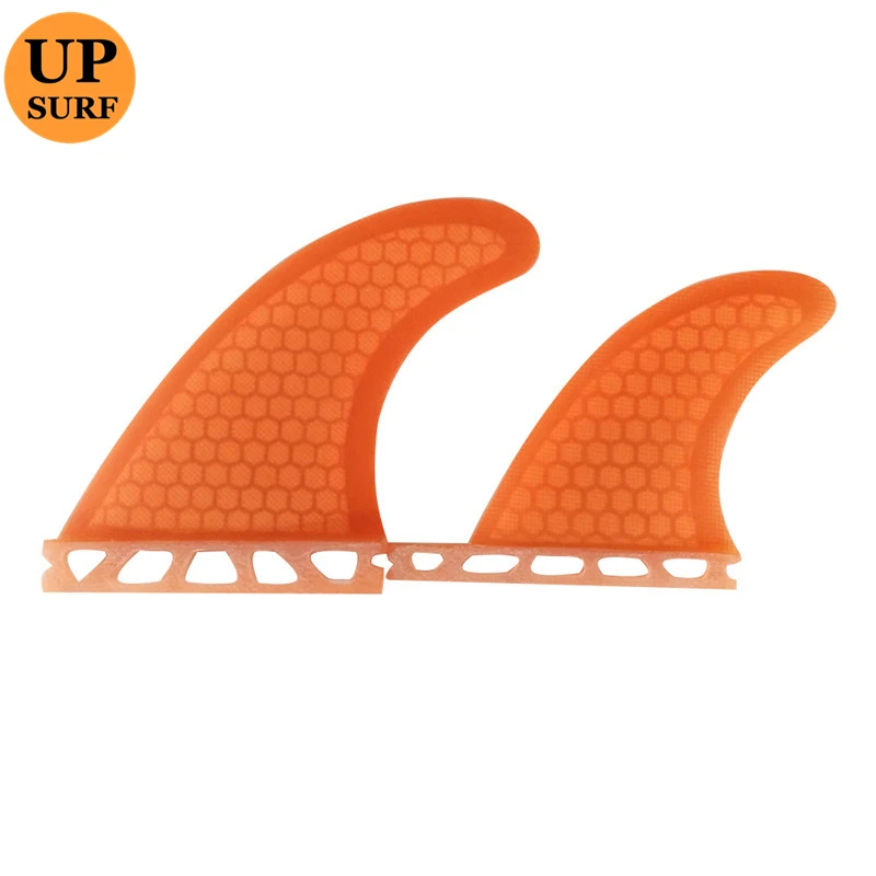 UPSURF FUTURE Fins Quad Set G3+GL Blue/Orange Carbon Paddle Sup Board Accessories Fiberglass Honeycomb tabla surf For Sup Fins