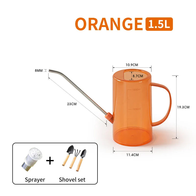 3pcs orange 1.5L