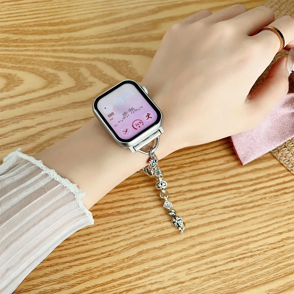 Watch Band For iWatch 42/44/45/46/49mm 38/40/41mm Metal Fashion Watch Strap For Watch Series Ultra2 Series 10/9/8/7/6/5/4/3/2/1_voghion.com