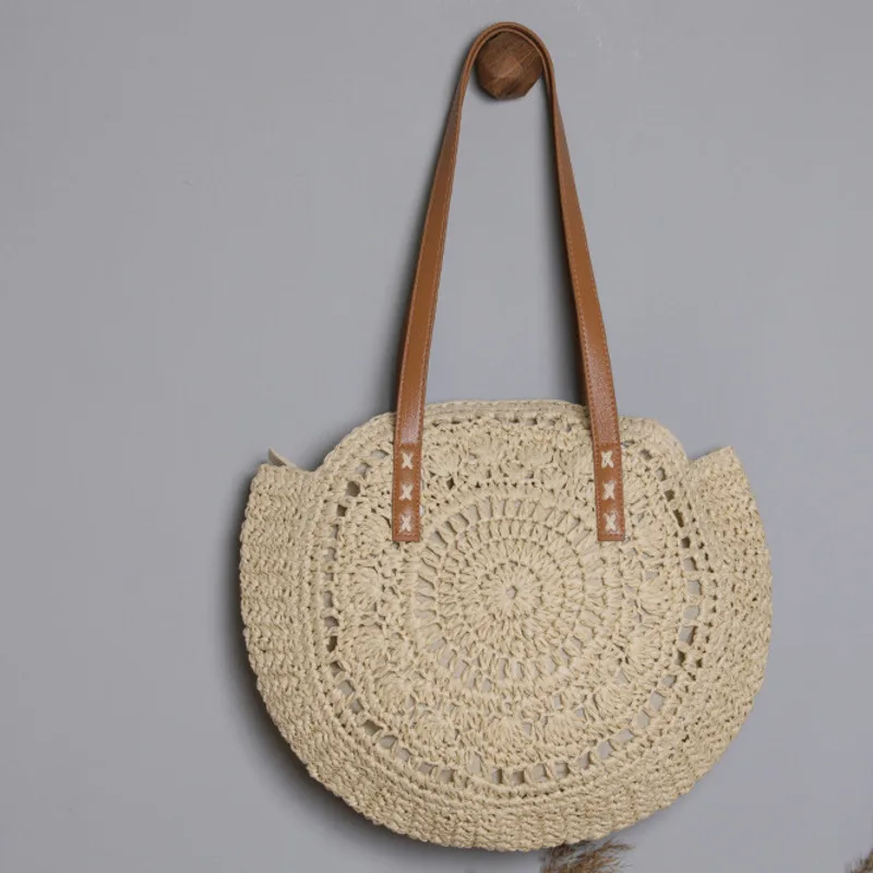 Fashion Woven Straw One Bag Shoulder Large Capacity Casual Handbag For Woman High-Quality Messenger Versatile Luxury Crossbody