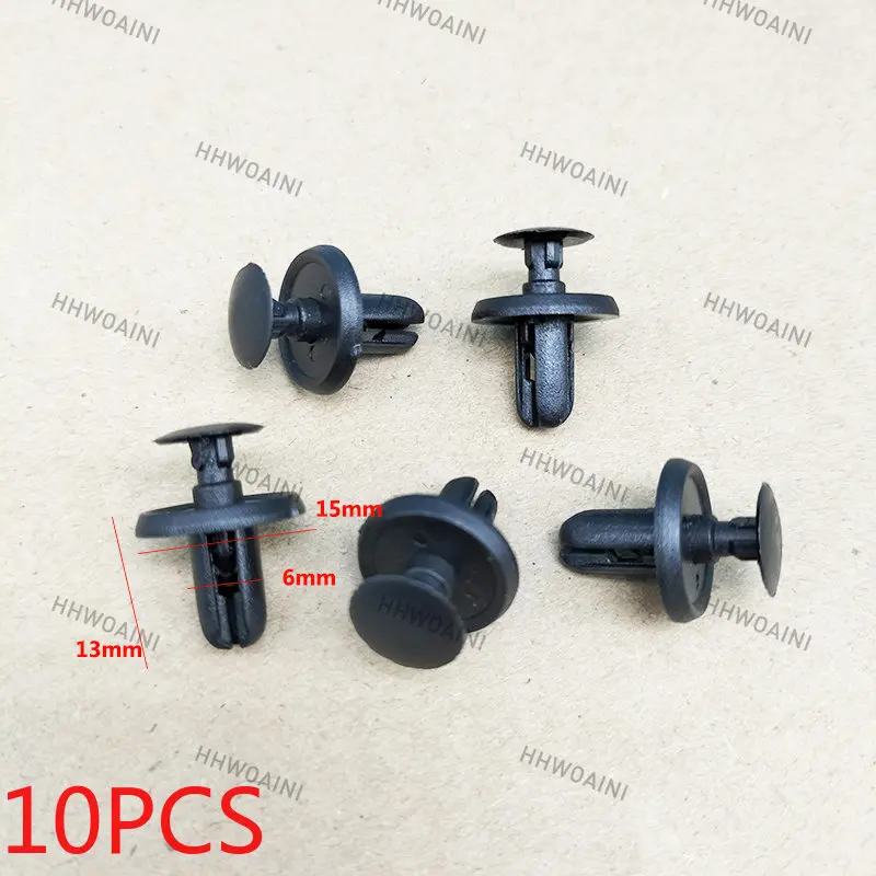

10PCS For Subaru Impreza Forest Legacy Outback Bumper Grille Head Lights Clip Buckle Rubber Nail Accessories