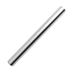 Stainless Steel Non-Stick Embossed Rolling Pin (1PC 10Inch)
