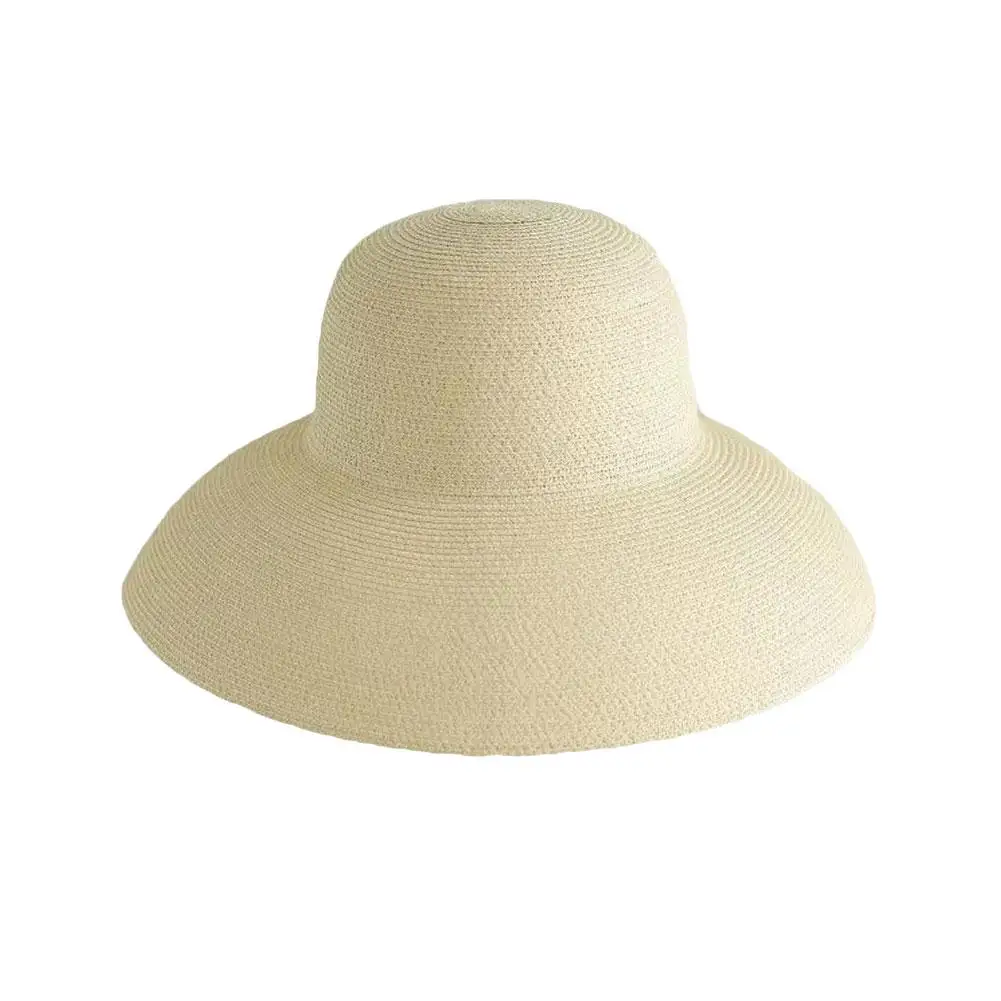 Eleganter Damen Strohhut Mit Breiter Krempe Für Den Sommer Strand_voghion.com