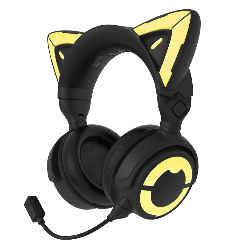 Yowu-ワイヤレス猫の耳のヘッドフォン、Bluetooth 5.0、アプリ