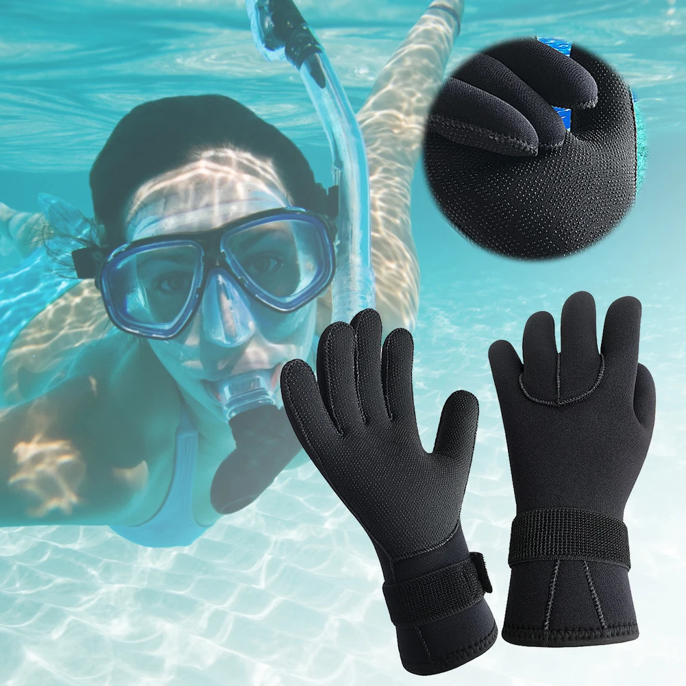 3mm Wetsuit Gloves Anti-Slip Surfing Gloves Thermal Neoprene for Scuba Diving Snorkeling Kayaking Men Women