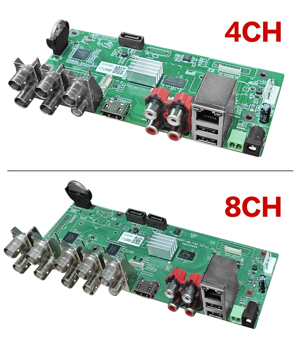6 in 1 H.265 8ch 5MP-N AHD DVR Board AHD 5MP 4MP 1080P 720P Camera Save Big RAM HDD Xmeye CCTV