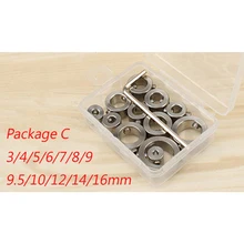 

3/4/5/6/7/8/9/9.5/10/12/14/16MM Drill Stop Collar 3-16mm Spacing Ring Carpentry Drill Bit Power Tools Supplies