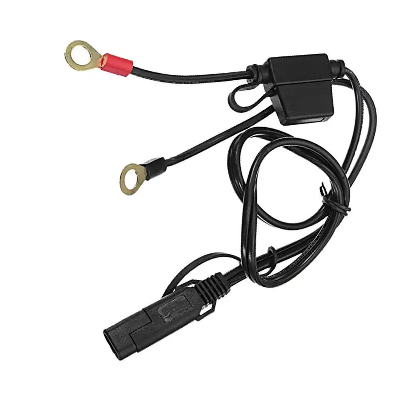 

12-24V 18AWG Pin Quick Disconnect To Terminal Harness Connector Cord Connector Cable For Battery Charger SAE Extension Cable