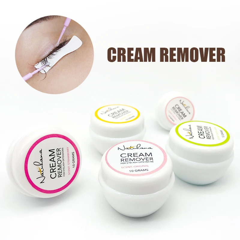 NATUHANA Professional False Eyelash Glue Remover Primer Jelly Cream Gel remover adhesive bonded glue eyelashes make up tools 2