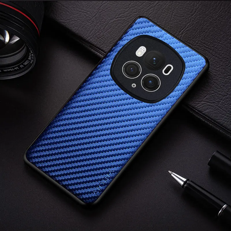 Sleek Carbon Fiber Shockproof Slim Phone Case - Non-Slip Full Body Protection