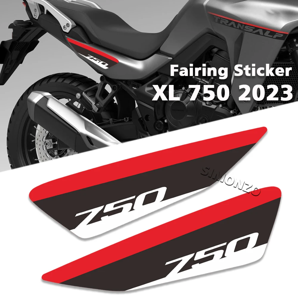 Fits XL750 Stickers For Honda XL750 Transalp 2023 Motorcycle Fuel Tank Pad Side Panel Protector Fairing Decals Protection admin panel