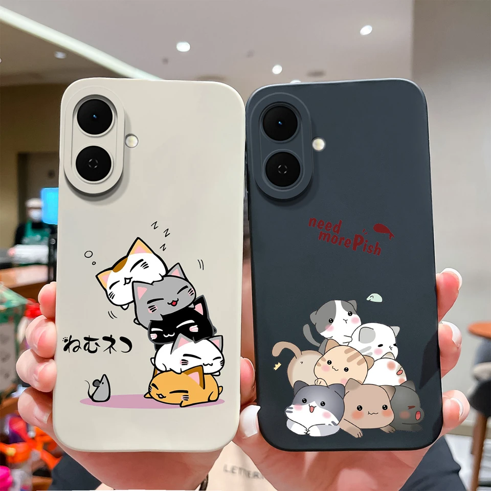 Cartoon Astronaut Cactus Anti-Fingerprint Creative Back Cover Case
