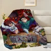 Flannel d-DAN warm comfort manga anime  soft d-DAN plush fanart blanket for DA sofa living room office bedroom travel gift 4